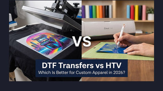 DTF Transfers vs HTV: Which Is Better for Custom Apparel in 2026? - UploadDTF