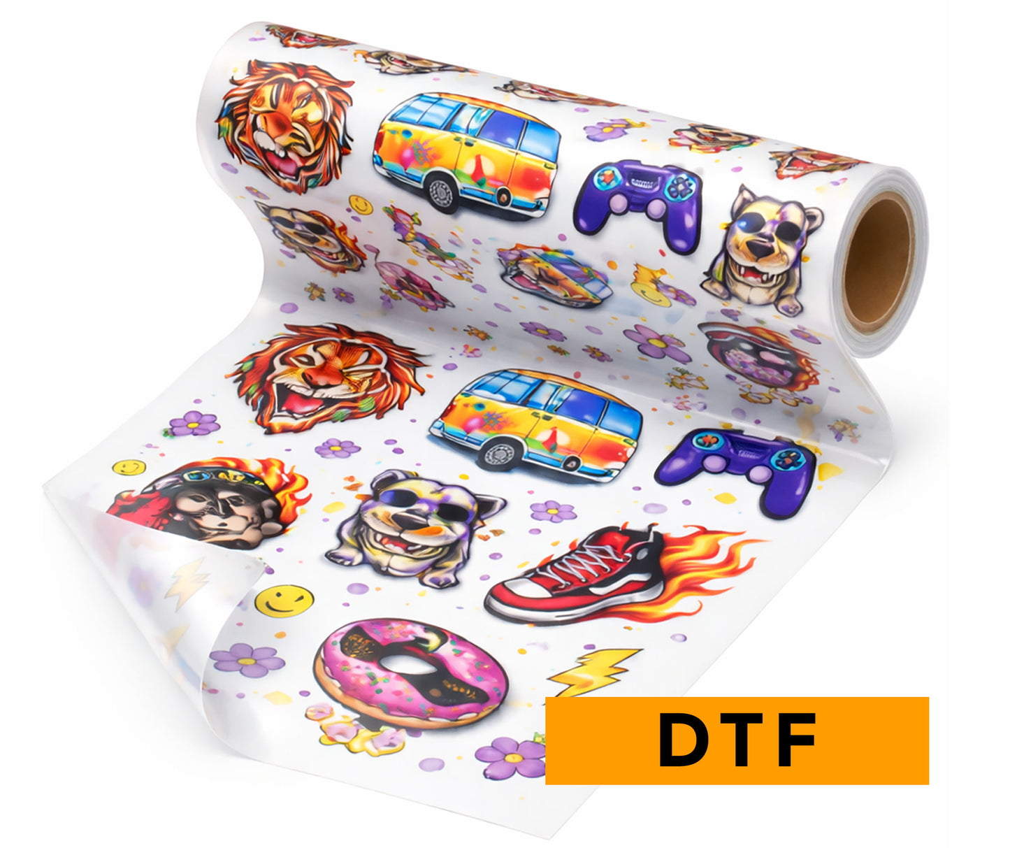 DTF Direct To Film Heat Transfers Drag and drop gang sheet builder
