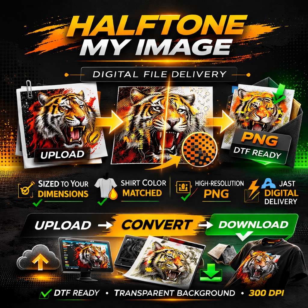 Halftone My Image (Digital File Delivery)