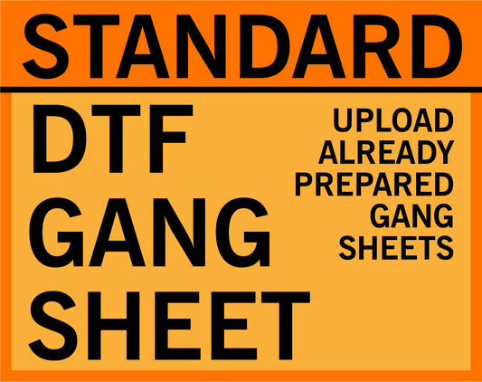 DTF GANG ROLL - Standard Upload - For Fully Designed Layout Sheets